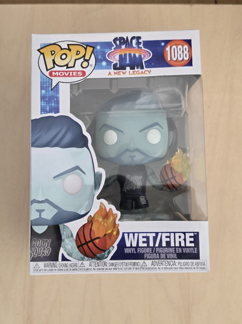 New Wet/Fire Space Jam Funko Pop Character Toy Figure 1088
